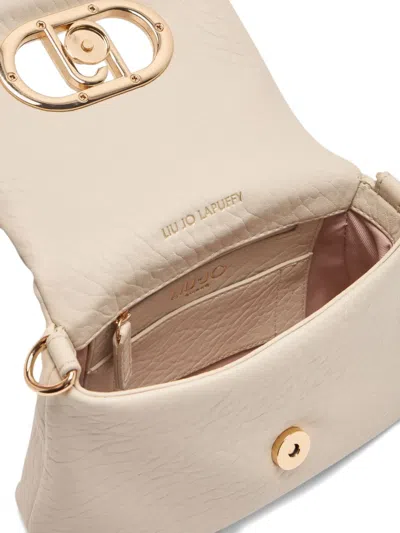 Liu •jo Small Lapuffy Bag In Neutral