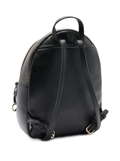 Liu •jo Medium Backpack With Logo In Brown