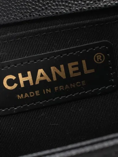 Pre-owned Chanel 2020-2021 Small Boy  Shoulder Bag In Black