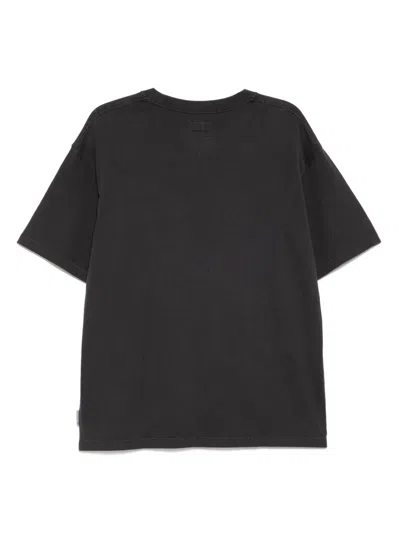 Izzue Logo-patch T-shirt In Gray