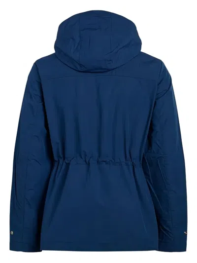Ceccarelli Drawstring-waist Jacket In Blue