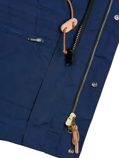 Ceccarelli Drawstring-waist Jacket In Blue