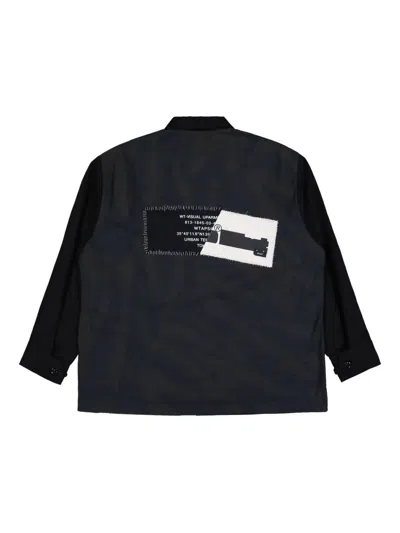 Wtaps Multi-pocket Cotton Shirt In Black