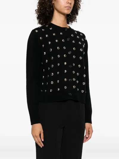 Ermanno Firenze Button-up Cardigan In Black