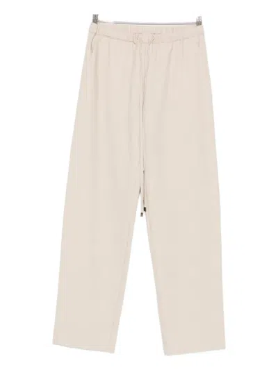 Antonelli Sesame Beige Trousers In Neutral