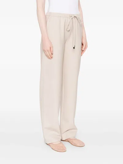 Antonelli Sesame Beige Trousers In Neutral