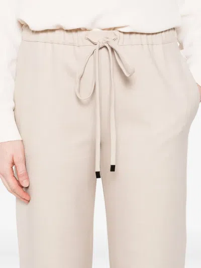 Antonelli Sesame Beige Trousers In Neutral