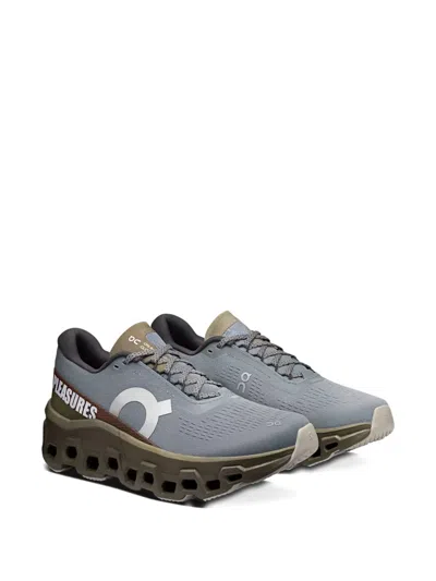 On X Pleasures X The Loop Cloudmster 2 Sneakers In Gray
