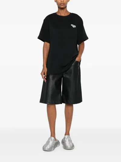 Converse Polyester T Shirts In Black