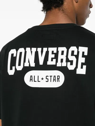 Converse Polyester T Shirts In Black