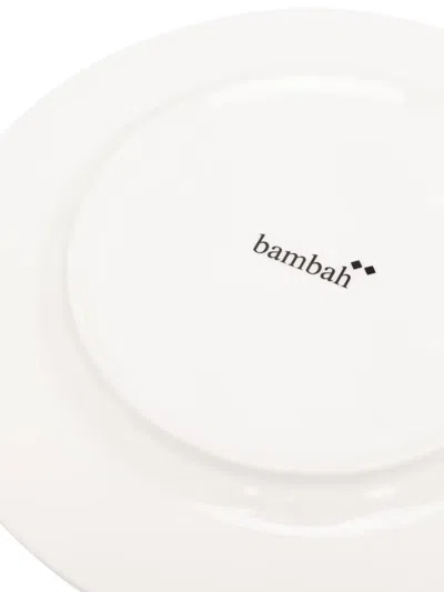 Bambah So & So Plates (set Of Four) In White