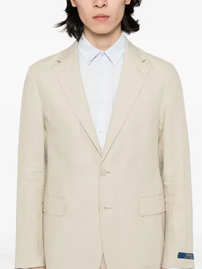 Polo Ralph Lauren Linen Sportcoat Spring Beige In Neutral