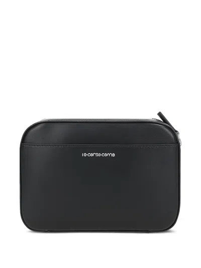 10 Corso Como Stud-embellished Shoulder Bag In Black