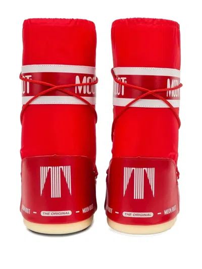 Moon Boot Unisex Mb Icon Boots In Red