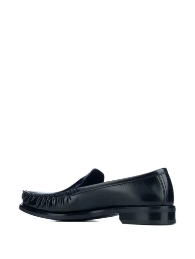 Prada Brushed Leather Loafers Shoes
