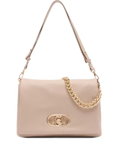 Liu •jo Large Lapuffy Bag In Neutral