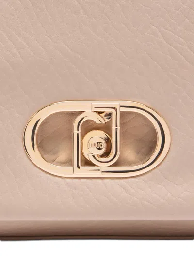 Liu •jo Large Lapuffy Bag In Neutral