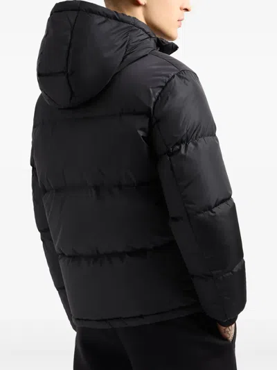 Armani Exchange Padded Jacket In Black