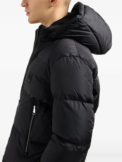 Armani Exchange Padded Jacket In Black