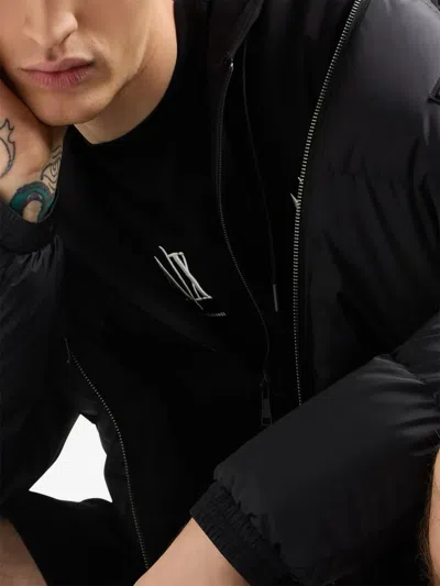 Armani Exchange Padded Jacket In Black