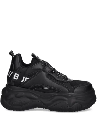 Buffalo Blader Matcha Chunky-sole Lace-up Sneakers In Black