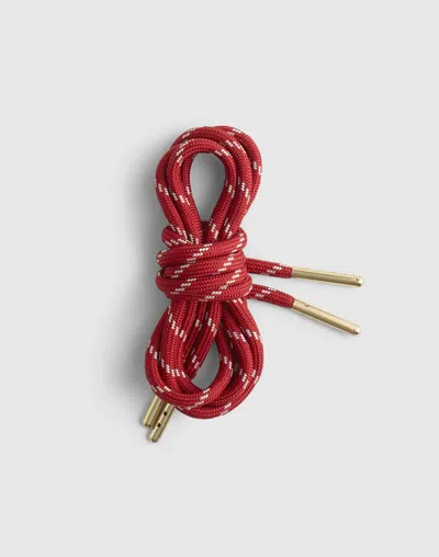 Madewell Cord Boat Shoelaces In Red