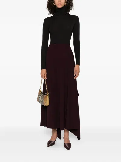 P.a.r.o.s.h Fitted Turtleneck Knitwear Long Sleeves In Black