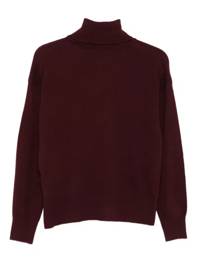 Woolrich Women Bordeaux High-neck Sweater, Xs Luxury Sweaters & Knitwear For Women Darveys In Red