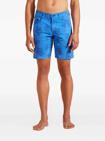 Vilebrequin Ronde Des Tortues Shorts In Blue