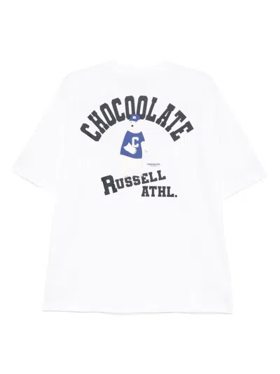 Chocoolate Logo-printed T-shirt In White