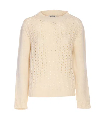 Dondup Turtle-neck Sweater In Neutral