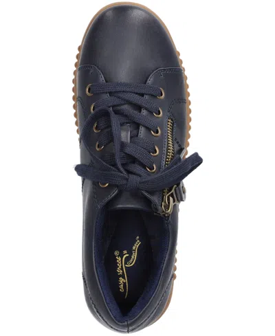 Easy Street Women's Novie Platform Sneakers In Blue