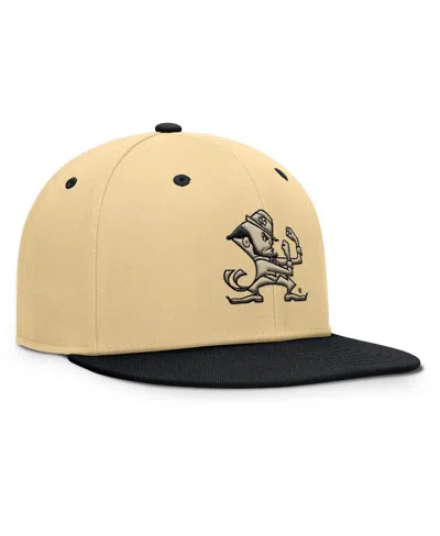 Fanatics Men's Gold/black Notre Dame Fighting Irish Balance Fitted Hat In Neutral