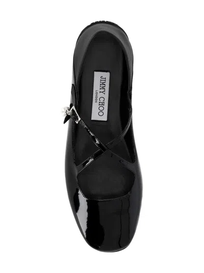 Jimmy Choo Eleri Ballerina In Black
