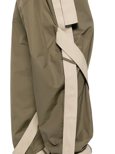 Attico Belt Loops Slacks In Green