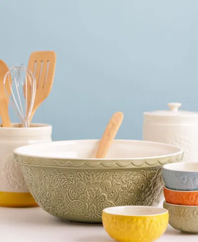 Mason Cash Home To Roost Mixing Bowl 11.75 In Green