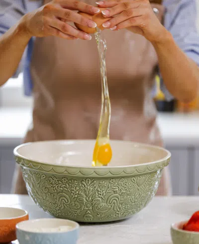 Mason Cash Home To Roost Mixing Bowl 11.75 In Green