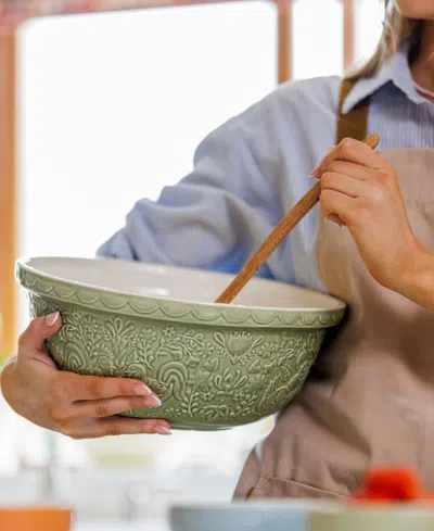 Mason Cash Home To Roost Mixing Bowl 11.75 In Green