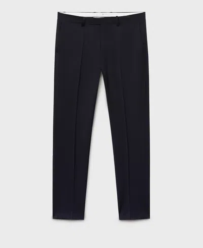 Mango Men's Turin Virgin Wool Suit Pants In Blue