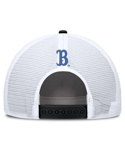 Jordan Men's Black/white Ucla Bruins 2025 On-field Rise Patch Trucker Adjustable Hat In Black