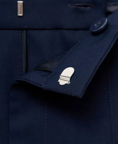 Mango Women's Crop Skinny Pants In Blue