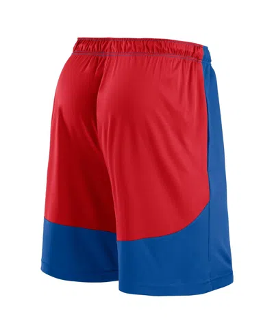 Fanatics Men's Royal/red Chicago Cubs Launch Polyester Shorts In Multi