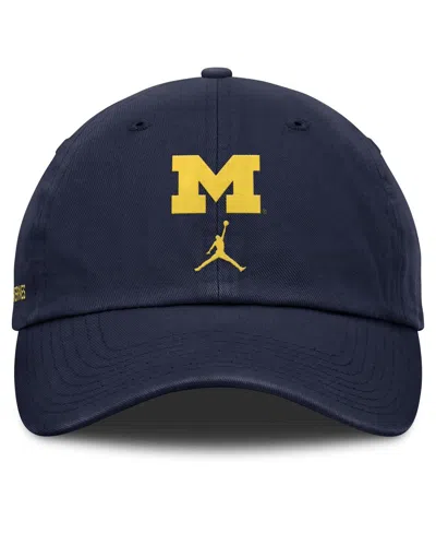 Jordan Men's Michigan Primetime Club  Brand College Adjustable Hat In Blue