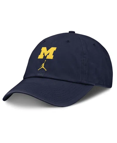 Jordan Men's Michigan Primetime Club  Brand College Adjustable Hat In Blue