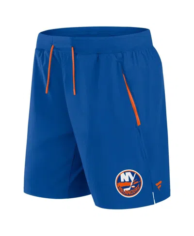 Fanatics Men's Royal New York Islanders Authentic Pro Rink Performance Shorts In Blue