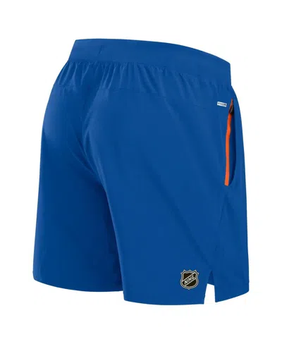 Fanatics Men's Royal New York Islanders Authentic Pro Rink Performance Shorts In Blue