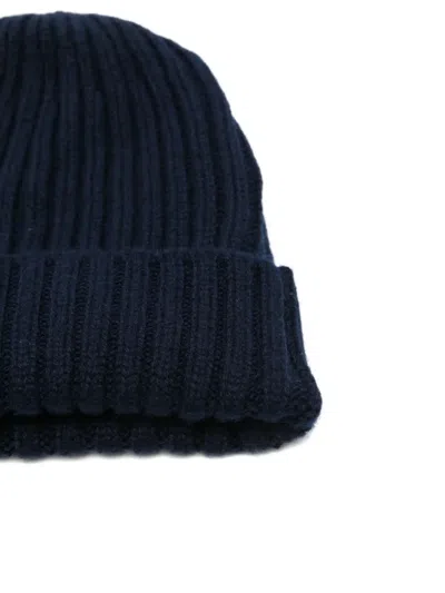 羊绒罗纹套头帽