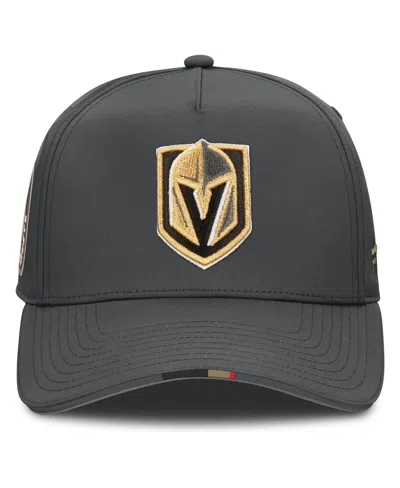 Fanatics Men's Gray Vegas Golden Knights 2025 Nhl Draft Authentic Pro On-stage Podium A-frame Adjustable Hat In Gray