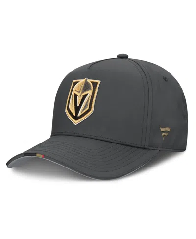 Fanatics Men's Gray Vegas Golden Knights 2025 Nhl Draft Authentic Pro On-stage Podium A-frame Adjustable Hat In Gray