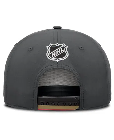 Fanatics Men's Gray Vegas Golden Knights 2025 Nhl Draft Authentic Pro On-stage Podium A-frame Adjustable Hat In Gray